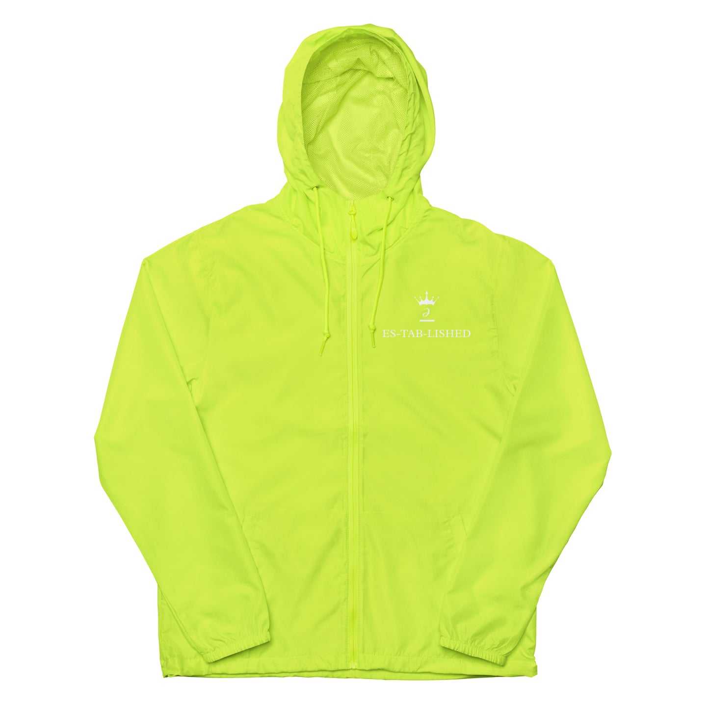 Unisex lightweight zip up windbreaker