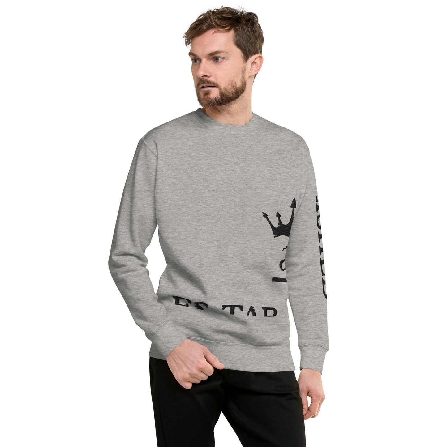 Embroidered unisex sweatshirt