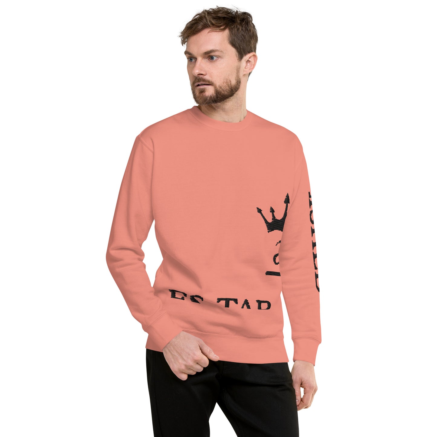 Embroidered unisex sweatshirt