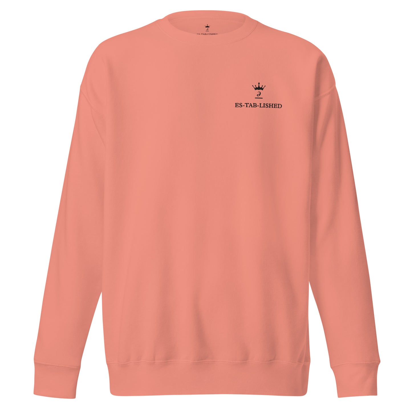 Embroidered unisex sweatshirt