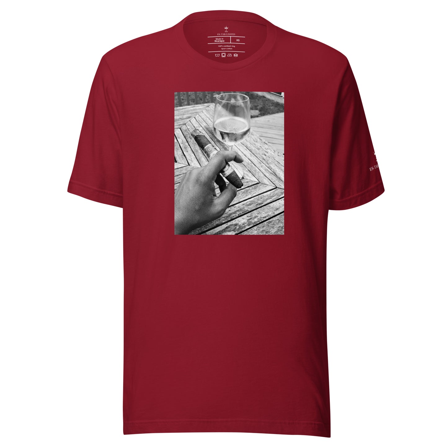 Cigar in hand unisex t-shirt